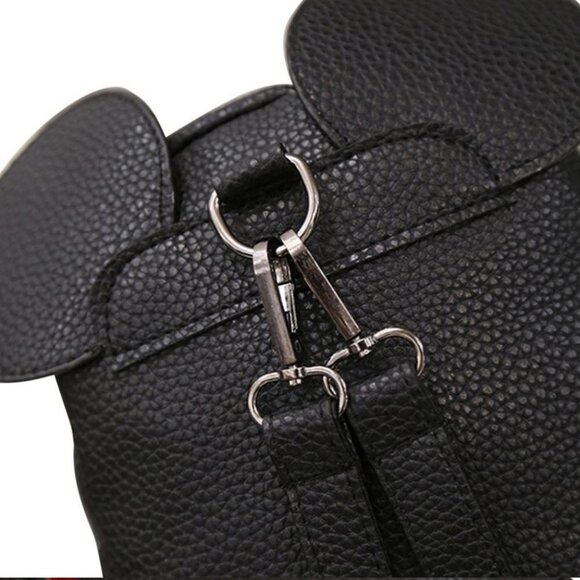 Vegan Leather Mini Mickey Violet & White Bow - Picture 8 of 8